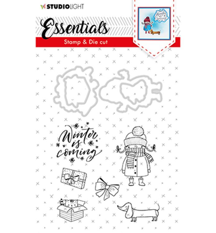 Studio Light Stamp & Die Cut Essentials Christmas nr.28