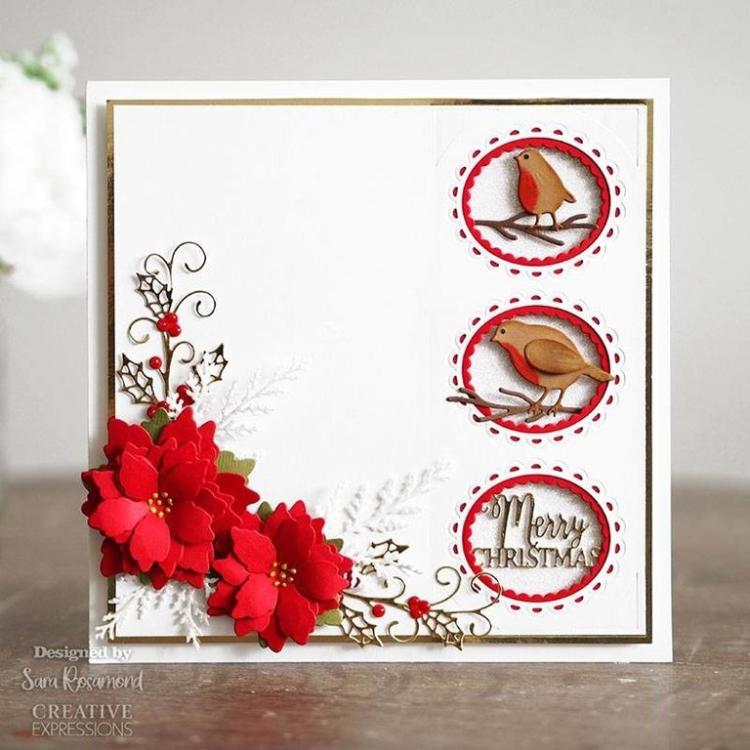 Sue Wilson Craft Die Aperture Trio Inner Scalloped Oval CED1260