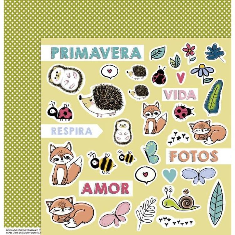 Sweet Möma Paper Pad 12x12 Hola primavera #16