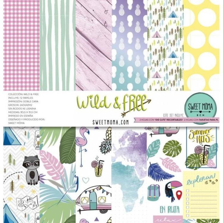 Sweet Möma Paper Pad 12x12 Wild & Free #10