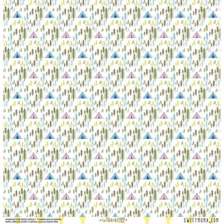Sweet Möma Paper Pad 12x12 Wild & Free #10