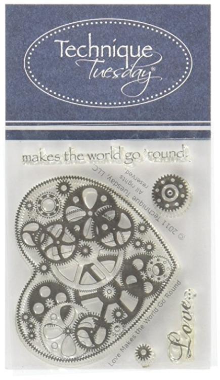 % Technique Tuesday Clear Stamp Love Makes the World go Around
