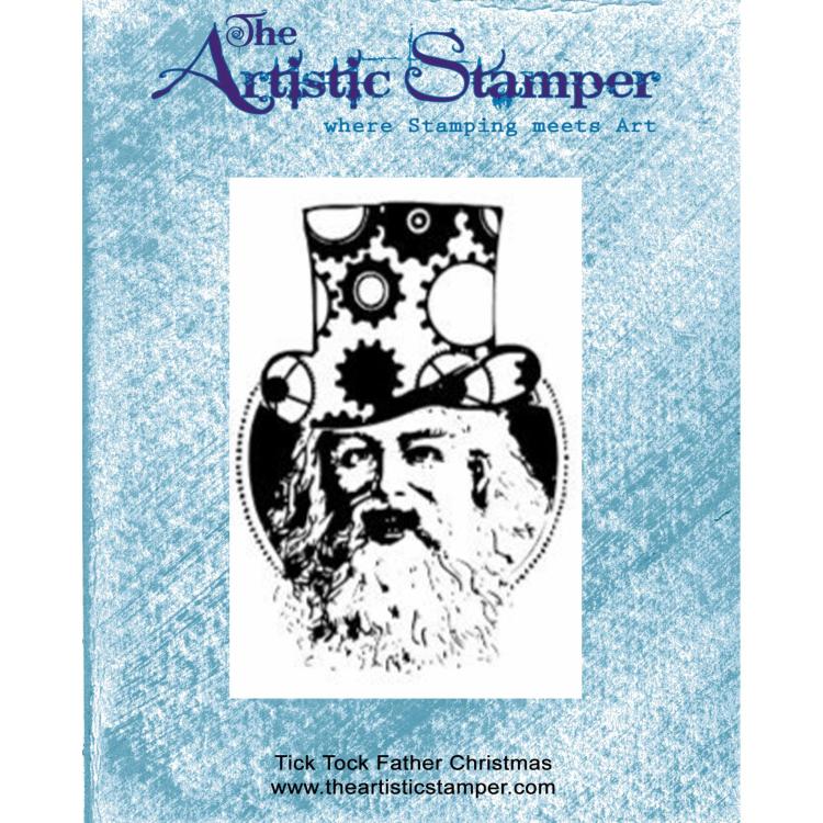 The Artistic Stamper Stamp Tick Tock Father Christmas