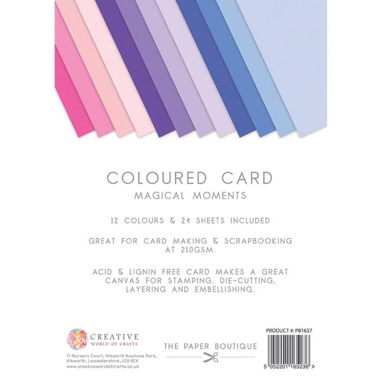 The Paper Boutique Magical Moments A4 Coloured Card