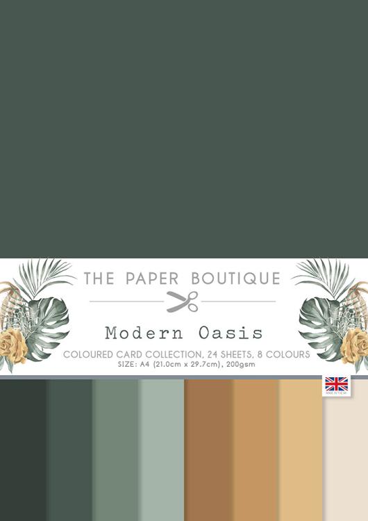 The Paper Boutique Modern Oasis A4 Coloured Card