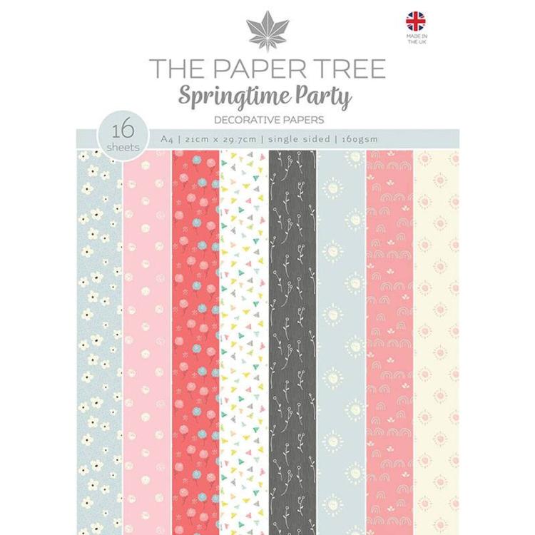 The Paper Tree Springtime Party A4 Decorative Papers