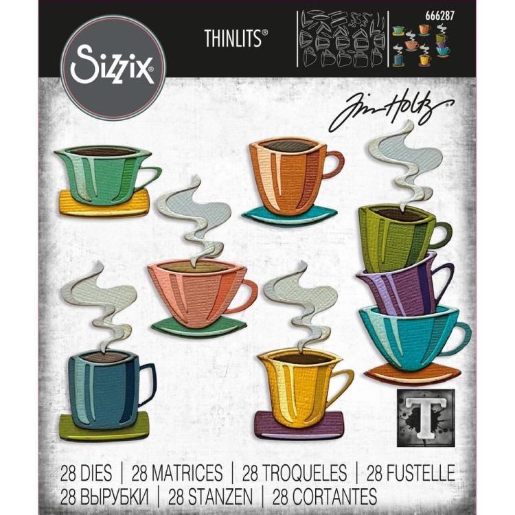 Tim Holtz Thinlits Dies 28 Pk Papercut Café #666287