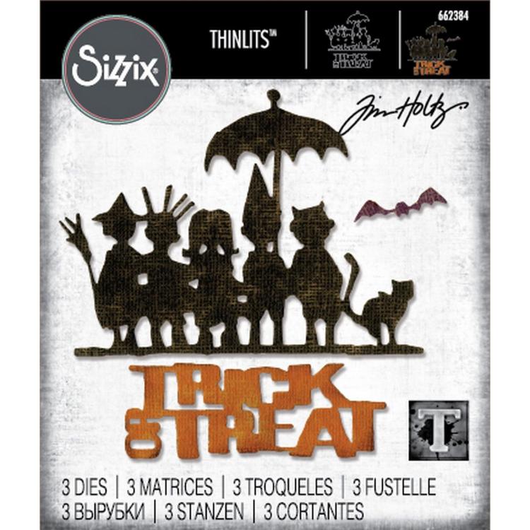 Tim Holtz Thinlits Dies 3Pk Trick-or-Treat #662384