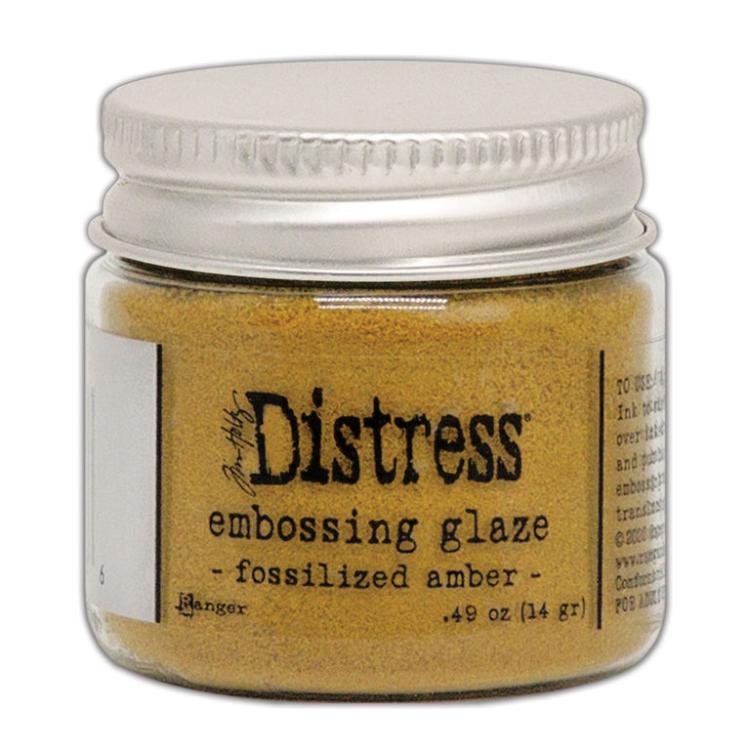 Tim Holtz Distress Embossing Glaze Fossilized Amber