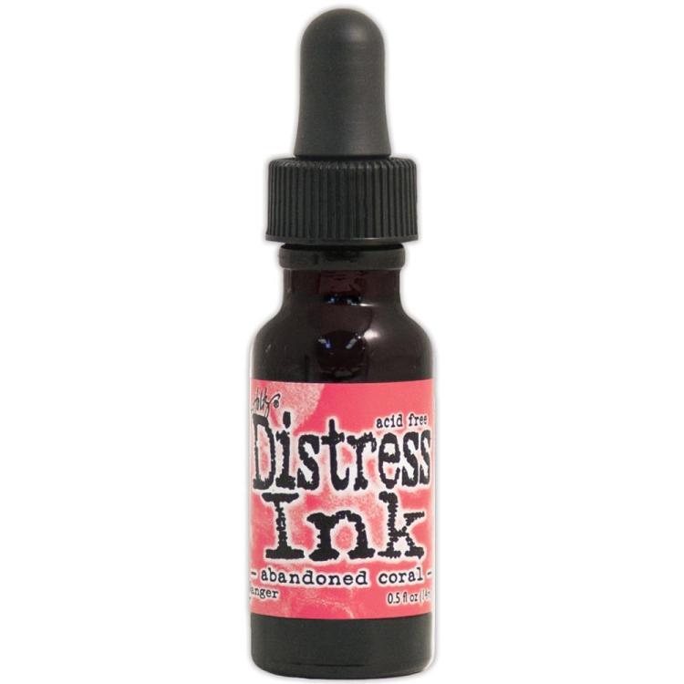 Tim Holtz Distress Ink Re-Inker Abandoned Coral