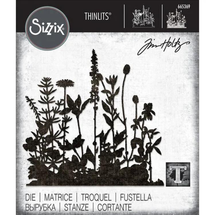 Tim Holtz Thinlits Dies Flower Fields #665369