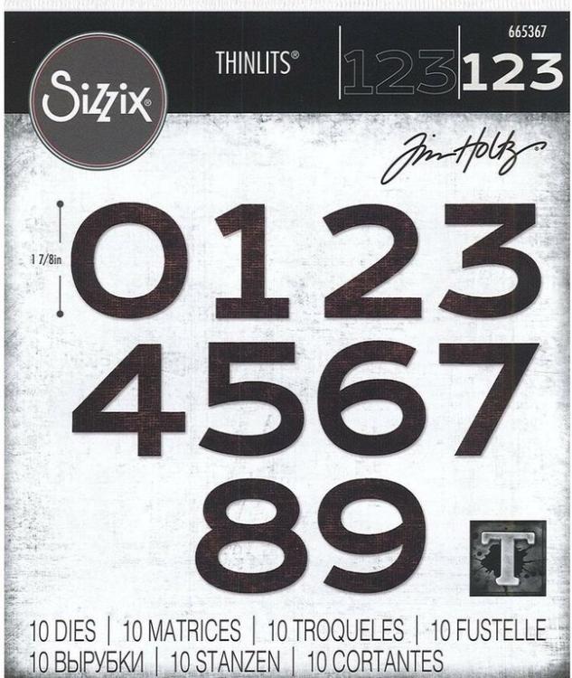 Tim Holtz Thinlits Dies 10Pk Set Countdown #665367