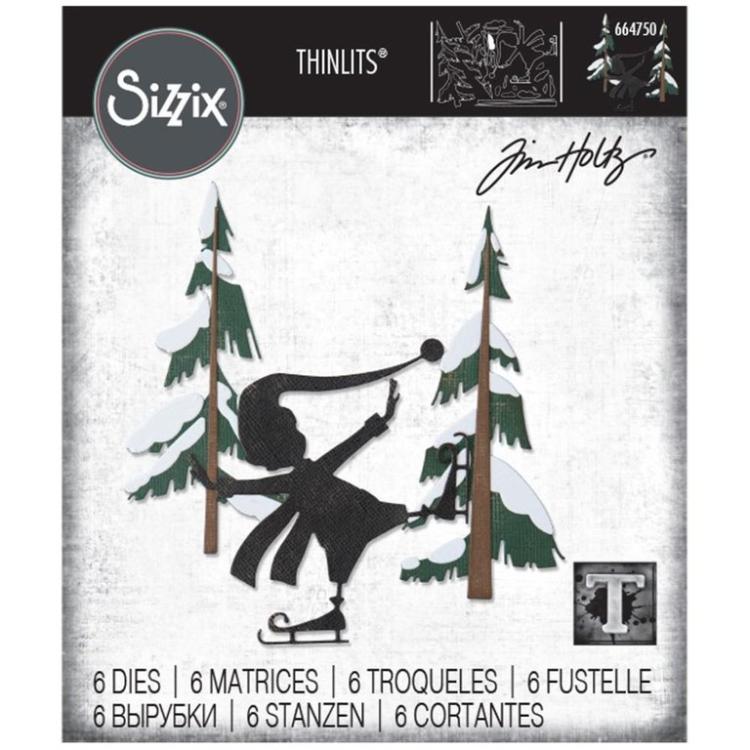 Tim Holtz Thinlits Dies 6Pk Thin Ice #664750