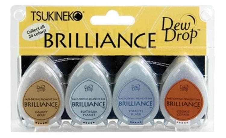 Tsukineko Brilliance Dew Drop Pigment Ink Planetarium