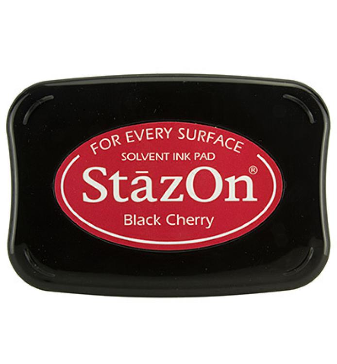 Tsukineko StazOn Stempelkissen Black Cherry