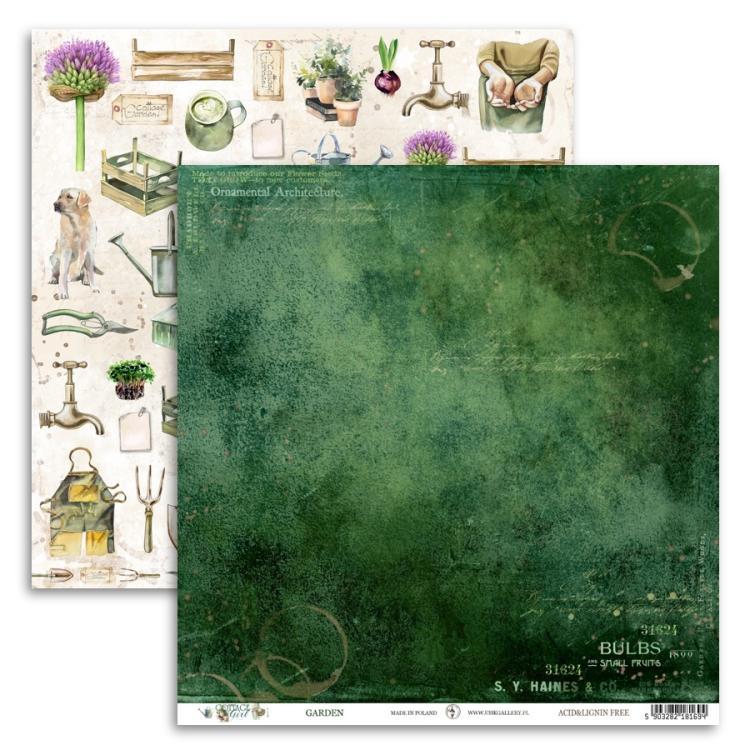 UHK Gallery 12x12 Paper Sheet Cottage Garden