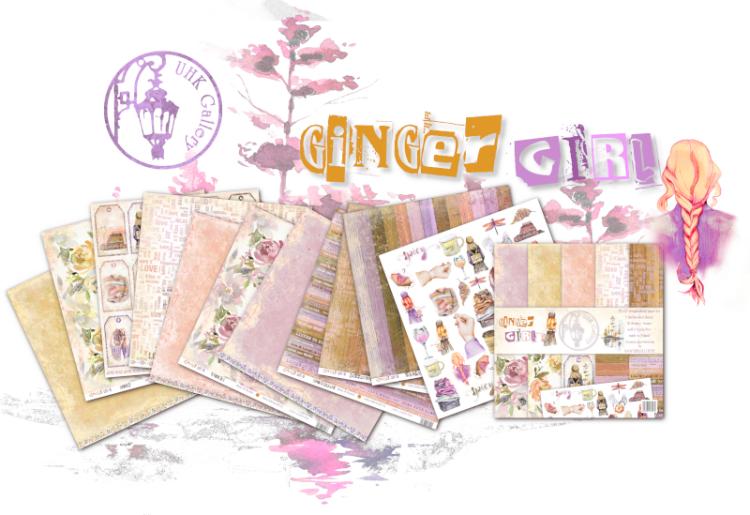 UHK Gallery 12x12 Paper Pad Ginger Girl