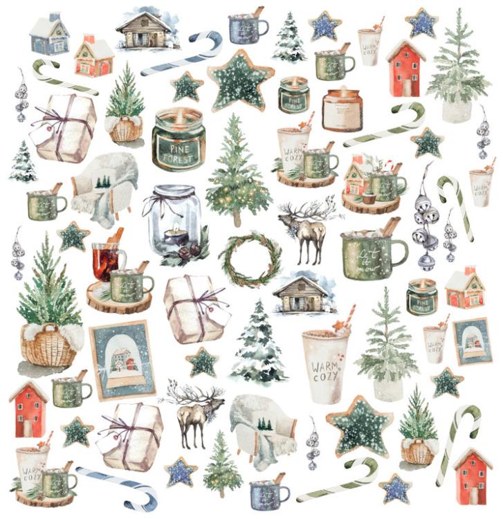 UHK Gallery 12x12 Paper Sheet Winter Tree Cover