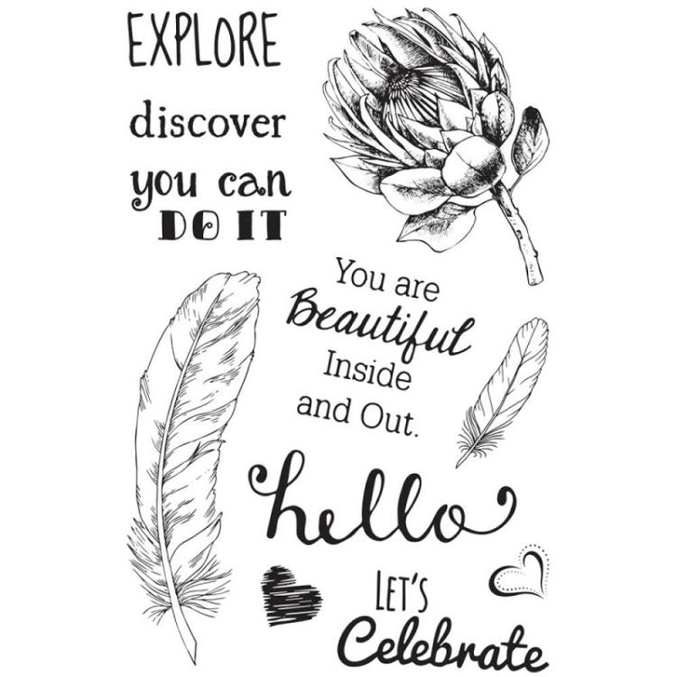 Ultimate Crafts Stamp You Are Beautiful Inside And Out #UL157797