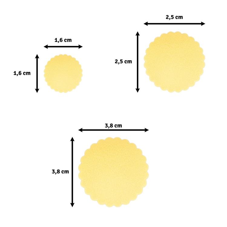 Vaessen Creative Craft Punch SET Scalloped Circle