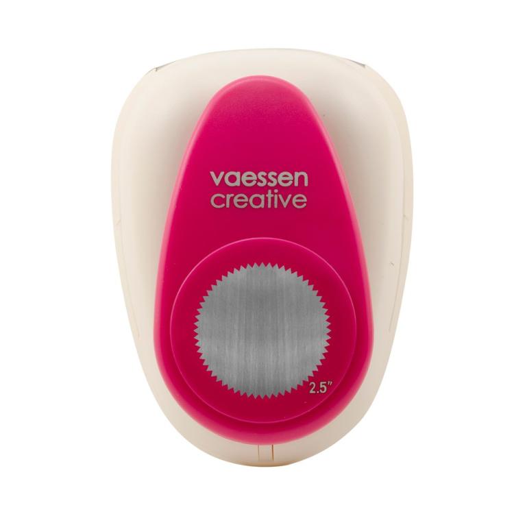 Vaessen Creative Jumbo Punch Gerändelter Kreis Ø 6.35cm