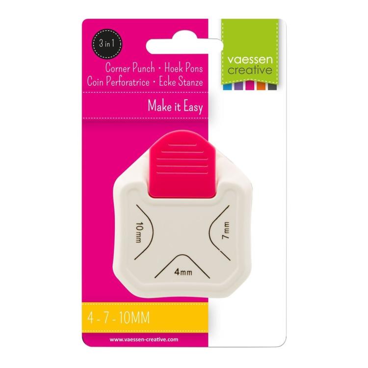 Vaessen Creative 3 in 1 Corner Punch #2137-037