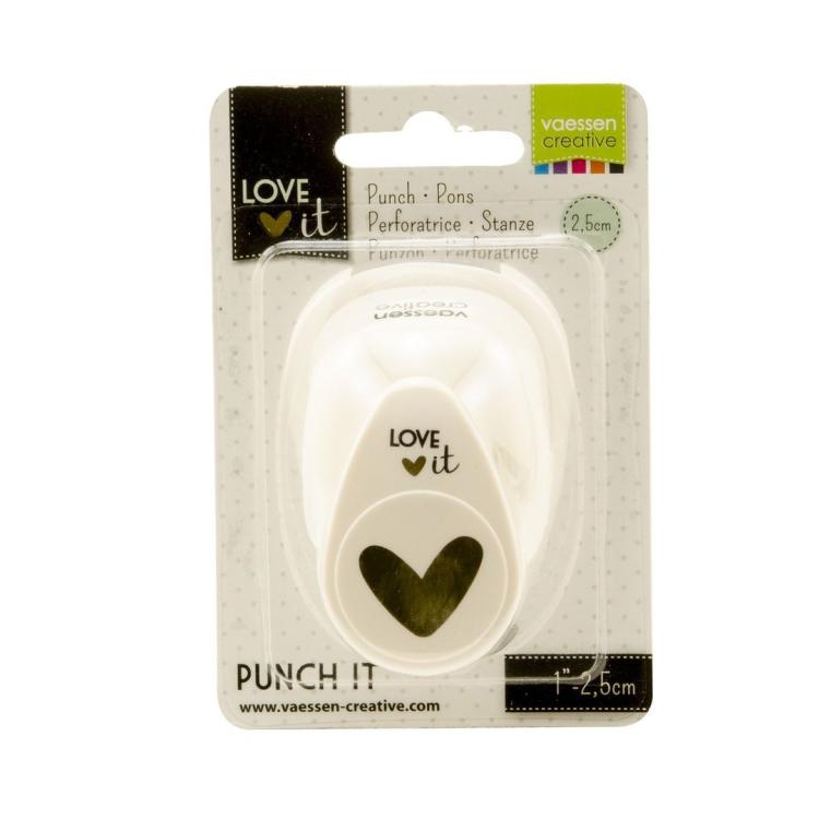 Vaessen Creative Love It Punch Heart 25mm #21498-002