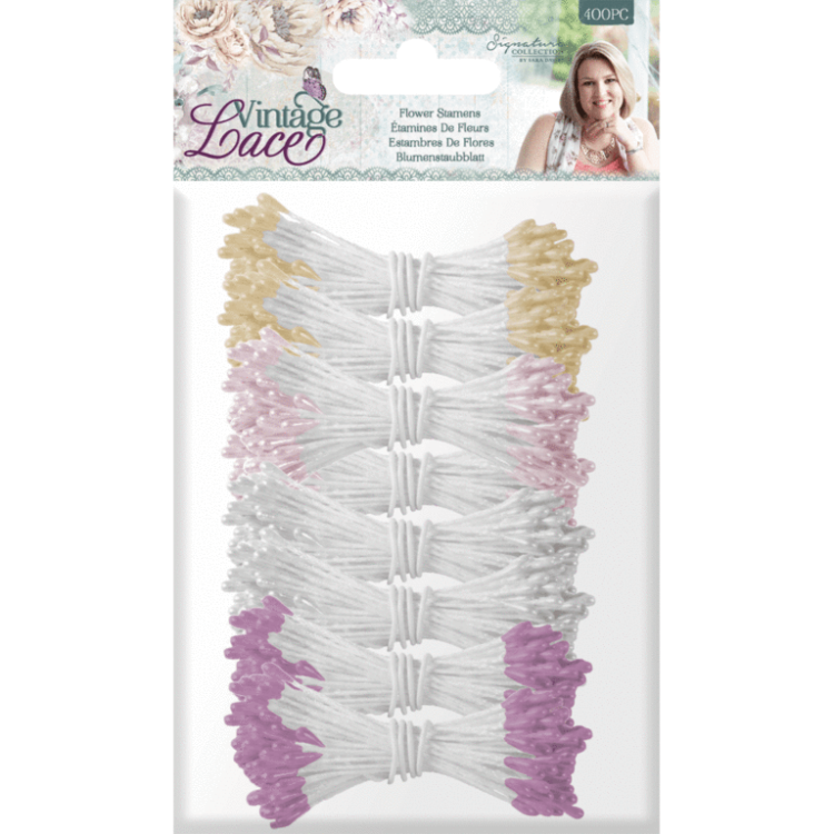 Vintage Lace Collection Flower Stamens Staubblätter
