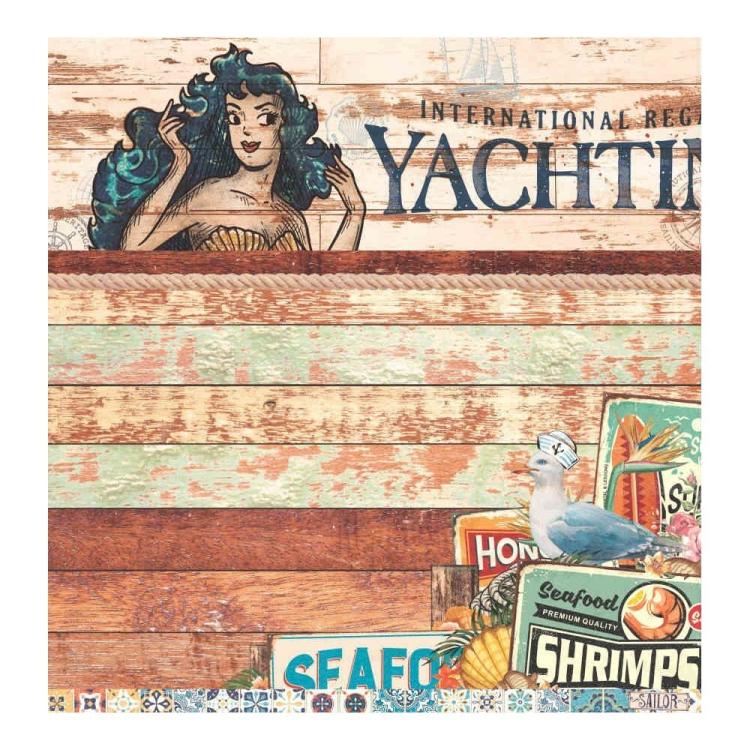 Vintage Odyssey 12x12 Paper Set Sailor