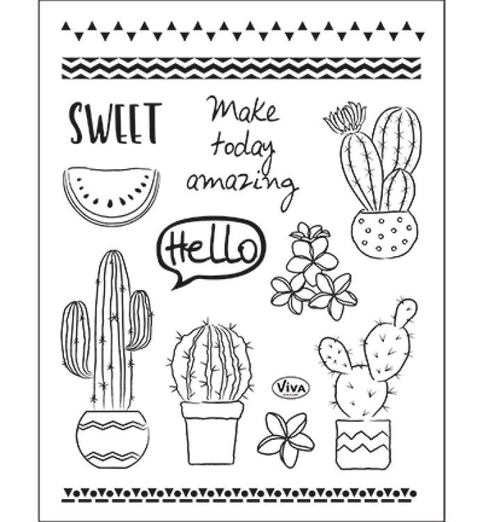 Viva Decor Stamp Kaktus #213