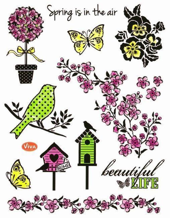 Viva Decor Stempel Frühling