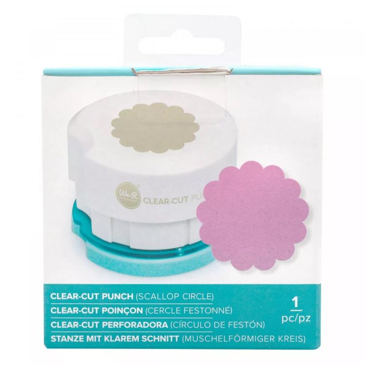 WRMK Clear Cut Punch Scallop Circle