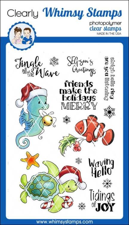 Whimsy Clear Stamps Set Christmas Tidings