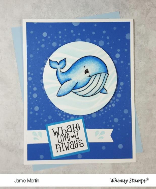 Whimsy Clear Stamps Set Whale of a Time