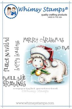 Whimsy Stamps Fleece Navidad