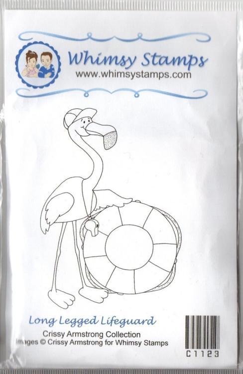 Whimsy Stamps Long Legged Lifeguard