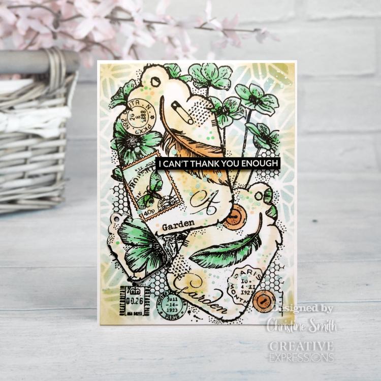 Woodware Clear Magic Stamp Two Tags FRS983