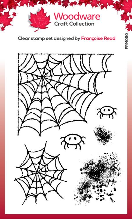 Woodware Clear Stamp Spider's Web FRM050