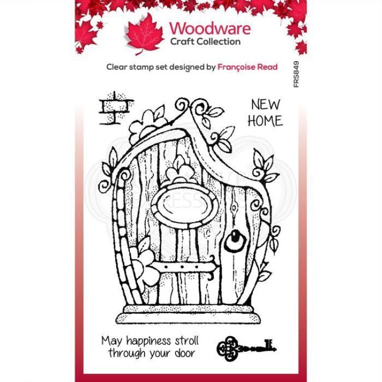 Woodware Clear Magic Stamp Fairy Door FRS849