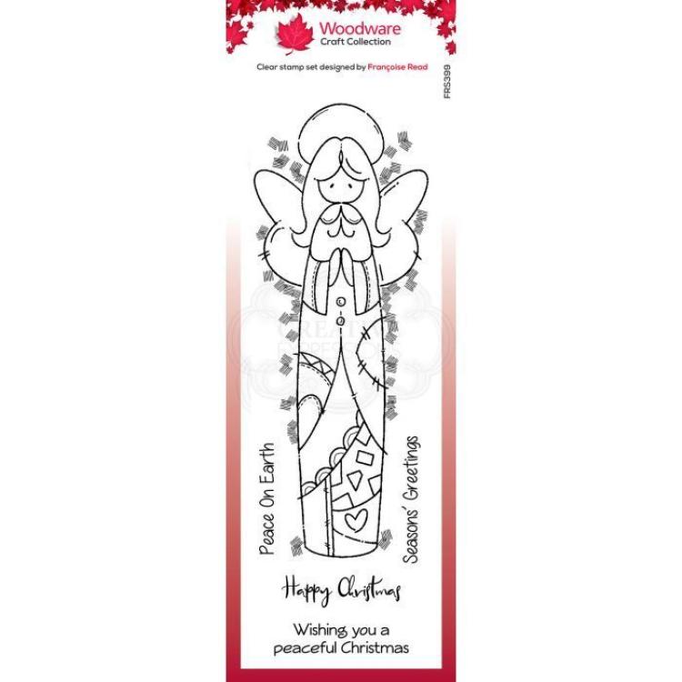 Woodware Clear Magic Stamp Patch Angel FRS399