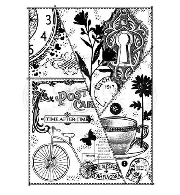 Woodware Clear Magic Vintage Patchwork #FRS753