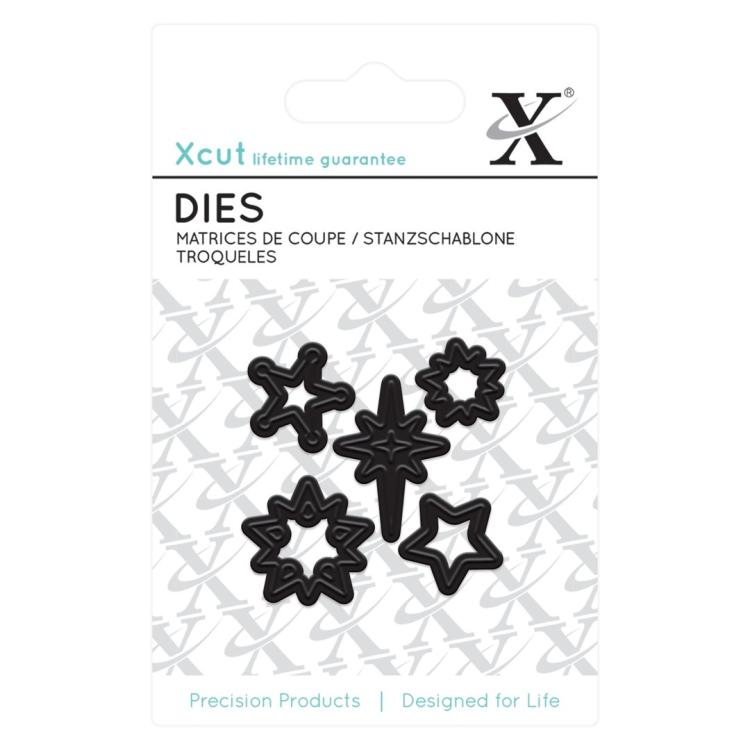 XCut Mini Die (5pcs) Mini Stars