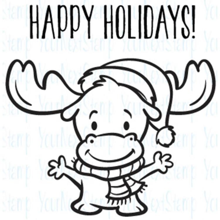 Your Next Stamp Clear Stamps Mini Merry Chris-Moose