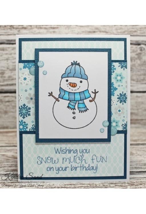 Your Next Stamp Clear Stamps Snow Much Fun Snowman #CYNS492