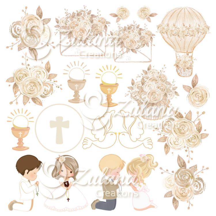 Zulana Creations 12x12 Paper Pad True Colors Beige