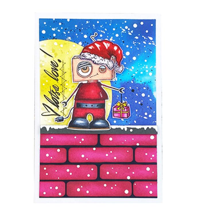 Art By Marlene Clear Stamps Big Bots #73