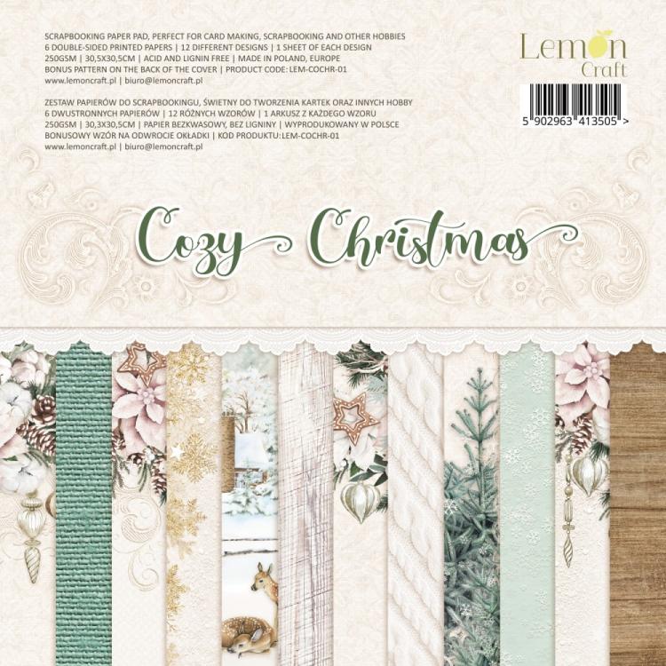 Lemon Craft 12x12 Paper Pack Cozy Christmas