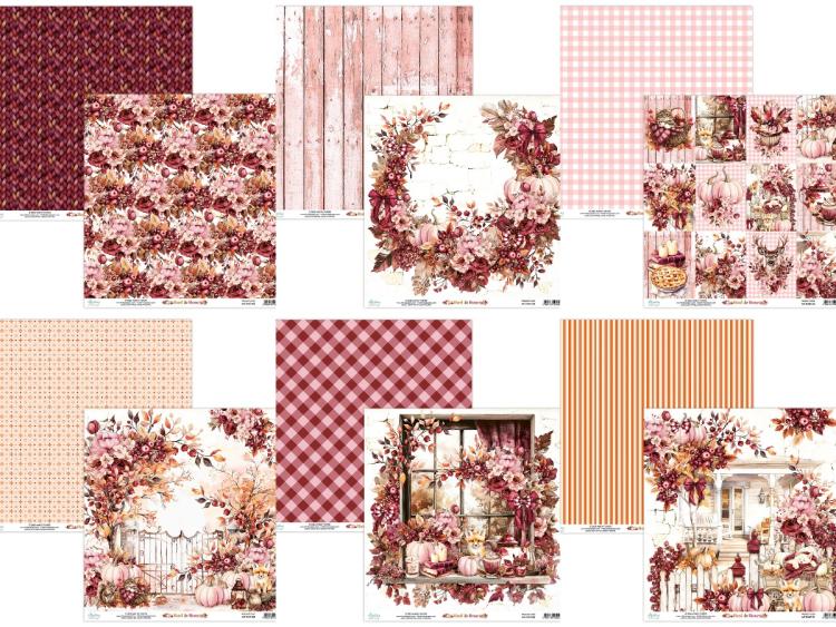Mintay Papers Rust & Rose 12x12 Paper Pad