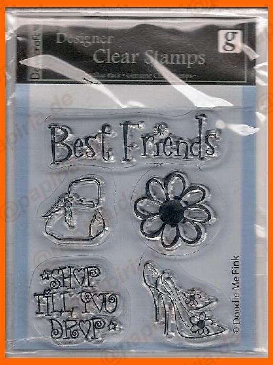 Designer Clear Stempel - Best Friends