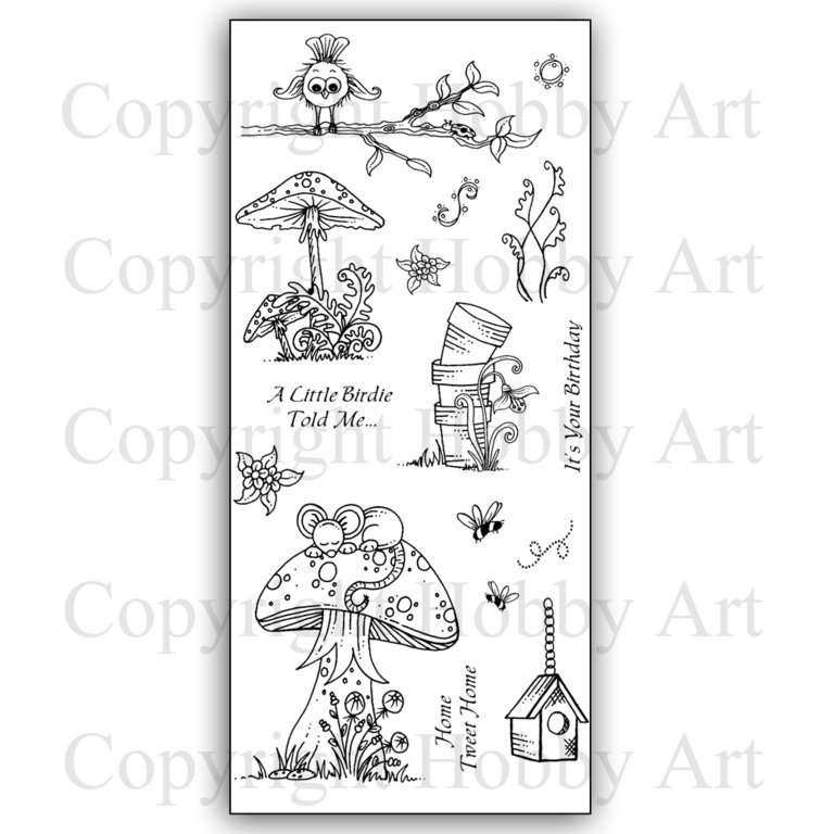 Hobby Art Clear Stamp Home Tweet Home